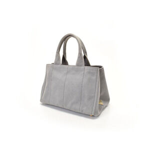 Prada Canvas Canapa Gray